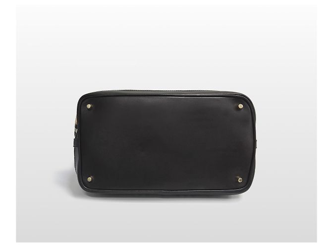 Burberry GOLDERTON Haymarket Check Ledertasche in Braun - Ansicht 6