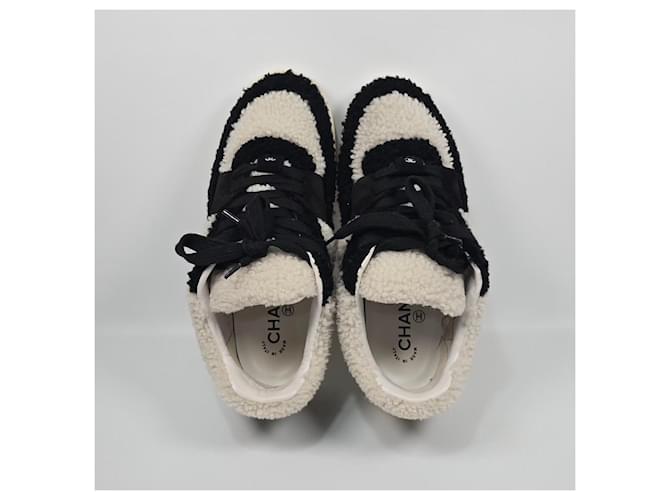 Chanel Shearling-Sneaker Mehrfarben - Ansicht 7