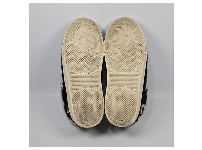 Chanel Shearling-Sneaker Mehrfarben - Ansicht 8