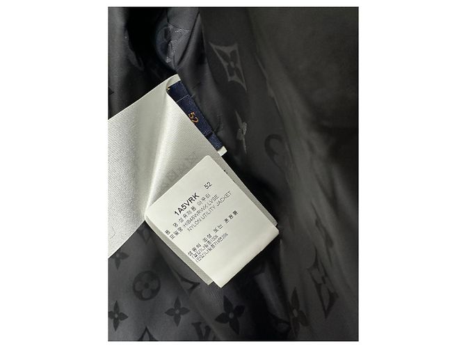 Louis Vuitton Giacca utility Monogram Argento - vista 8
