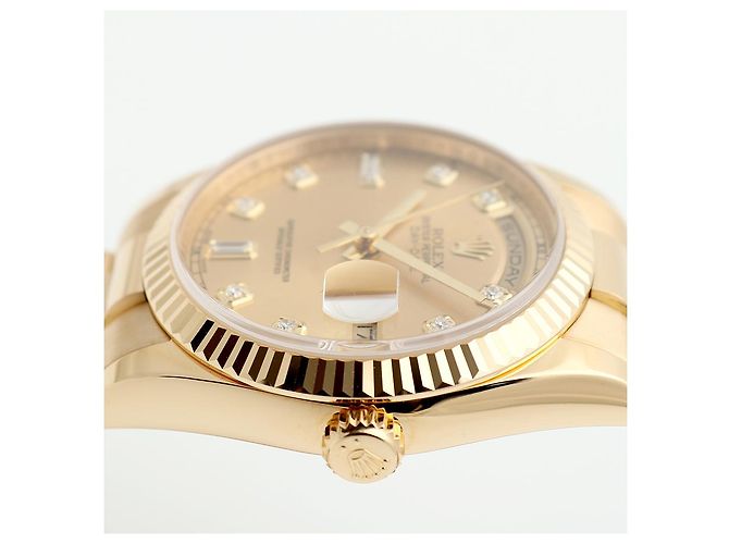 Rolex Orologio Day-Date in Oro da Uomo Originale con Diamanti D'oro - vista 13