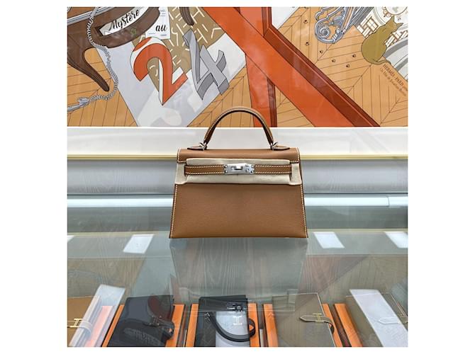 Hermès Mini Kelly Appson Gold Silver Hardware Stamp Multicolore - vista 2