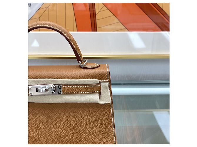 Hermès Mini Kelly Appson Gold Silver Hardware Stamp Multicolore - vista 3