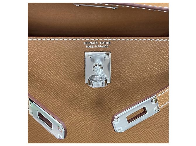Hermès Mini Kelly Appson Gold Silver Hardware Stamp Multicolore - vista 8