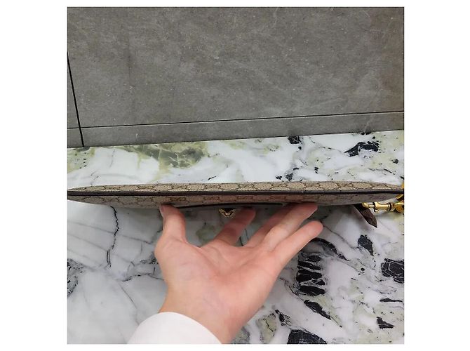 Gucci Clutch Supreme Jaguar Multicolore - vista 5