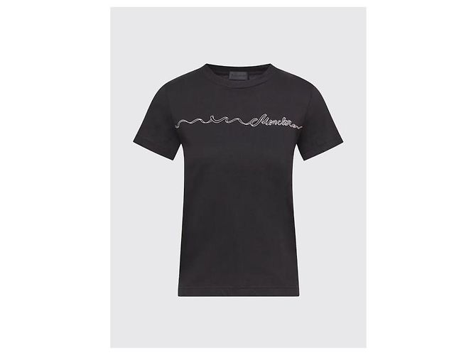 Moncler Camiseta de manga corta con letras - vista 4