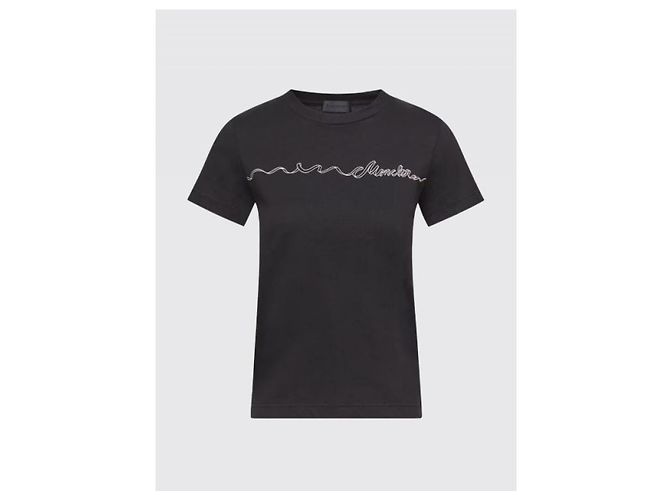Moncler Camiseta de manga corta con letras - vista 5