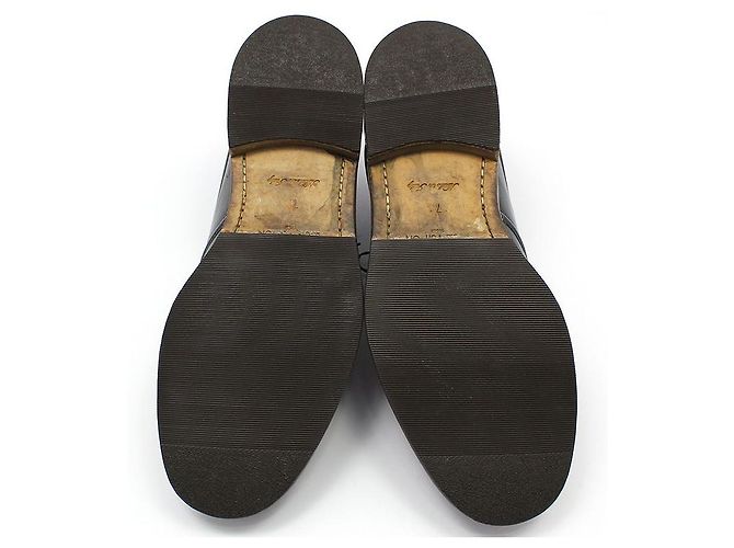 Louis Vuitton Schwarze Schnürschuhe aus Leder mit Bändern - Ansicht 6
