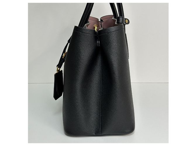 Prada Saffiano Quir Double Tote Bag Large Mehrfarben - Ansicht 3