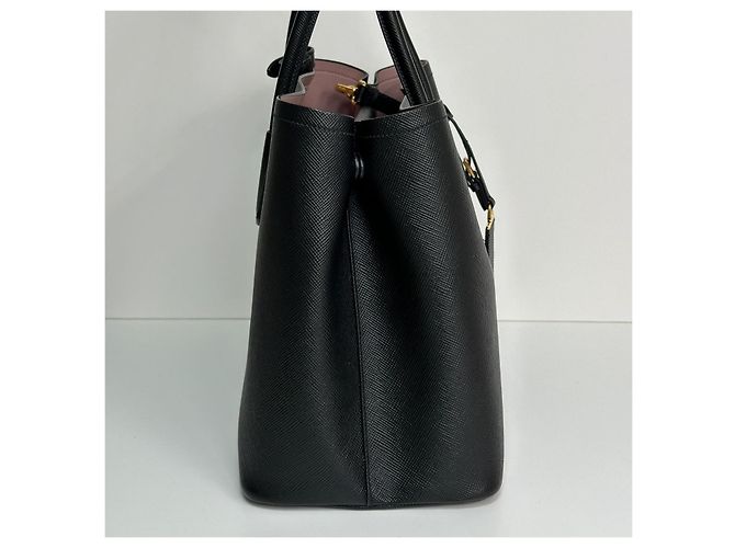 Prada Saffiano Quir Double Tote Bag Large Mehrfarben - Ansicht 4