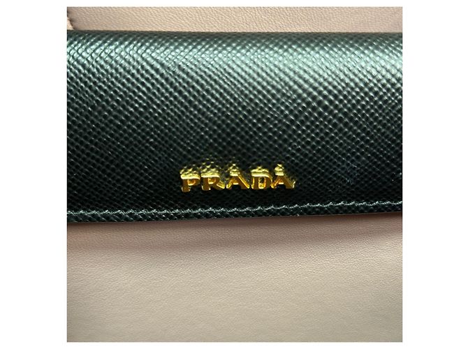 Prada Saffiano Quir Double Tote Bag Large Mehrfarben - Ansicht 6
