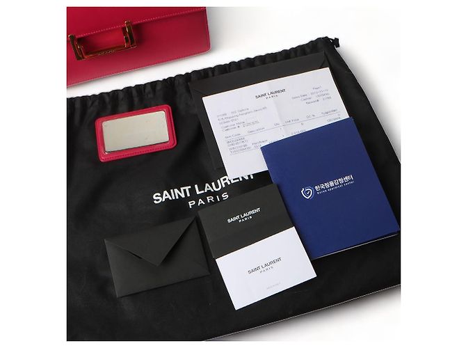 Saint Laurent Borsa Sak Loulou Satchel Shoulder Bag Rosa - vista 8