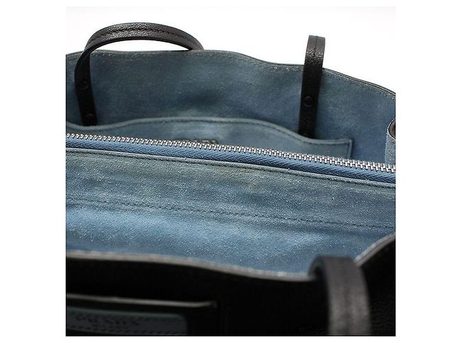 Prada Borsa a tracolla Etiquette in pelle di vitello nera con borchie argentate Nero - vista 9