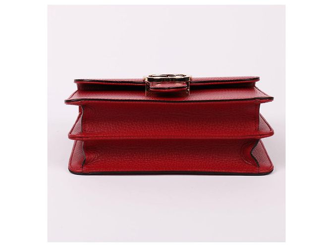 Gucci GG Gold Interlocking Red Chain Crossbody Bag Rot - Ansicht 9