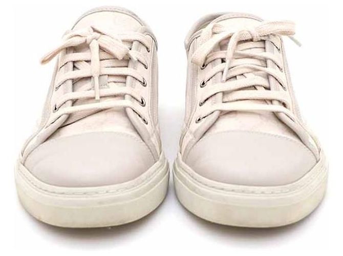 Gucci Jacquard GG Lace-Up Men's Sneakers Brown - view 2