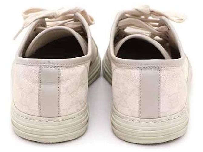 Gucci Jacquard GG Lace-Up Men's Sneakers Brown - view 4