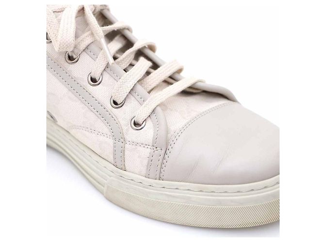 Gucci Jacquard GG Lace-Up Men's Sneakers Brown - view 6