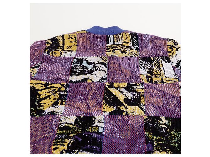 Louis Vuitton Multi Cotton Damier Pictorial Blouson Größe XL Mehrfarben - Ansicht 10