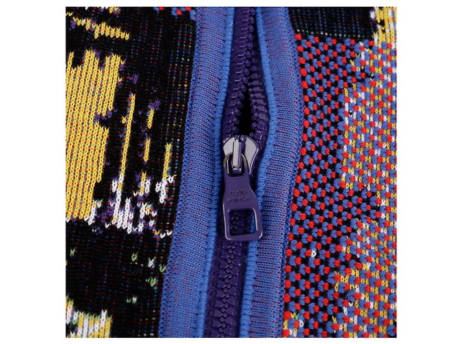 Louis Vuitton Multi Cotton Damier Pictorial Blouson Größe XL Mehrfarben - Ansicht 6