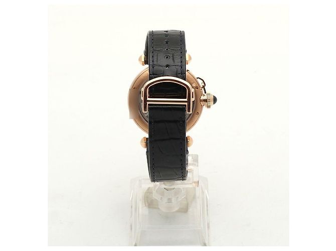 Cartier Pasha Uhr Grid Roségold Medium Unisex mit Diamanten Garantiebox Pink - Ansicht 9
