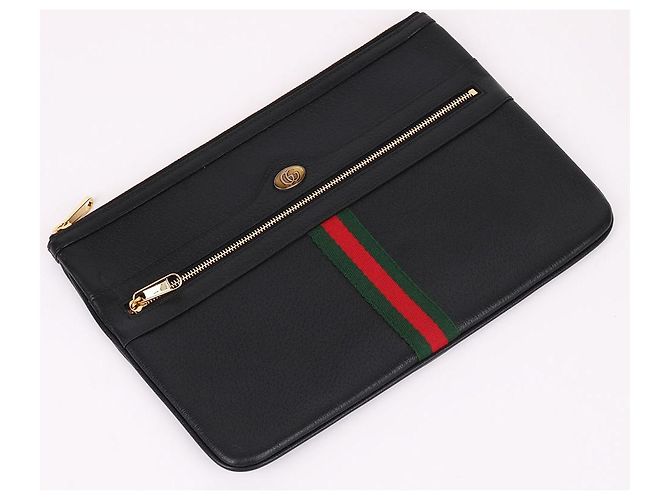 Gucci Clutch Ophidia Medium Nera Nero - vista 5