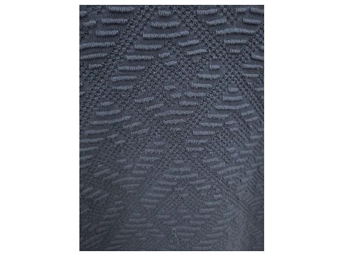Fendi Mini abito con collo alto e ricamo del logo XS Argento - vista 3