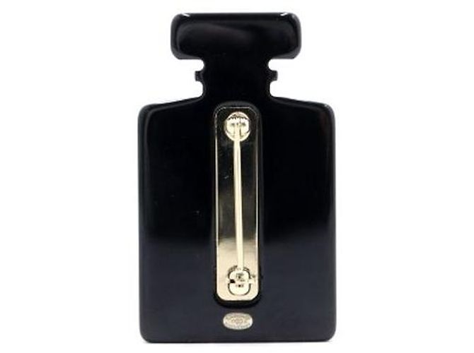 Chanel Spilla a Forma di Flacone di Profumo Nero Season - vista 3