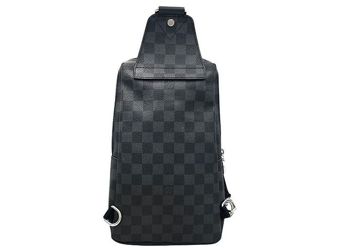 Louis Vuitton Slingback Graphite Avenue Nero - vista 2