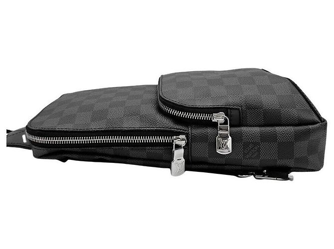 Louis Vuitton Slingback Graphite Avenue Nero - vista 4