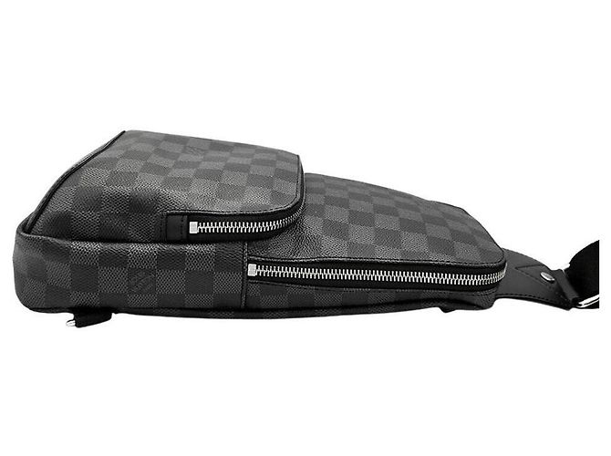 Louis Vuitton Slingback Graphite Avenue Nero - vista 5