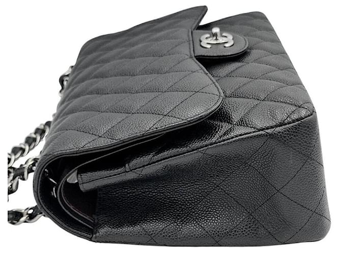 Chanel Caviar Classic Jumbo Nero - vista 4