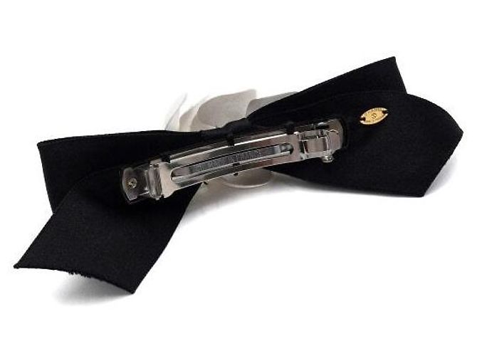 Chanel Vintage weiße Kamelie Haarspange - Ansicht 5