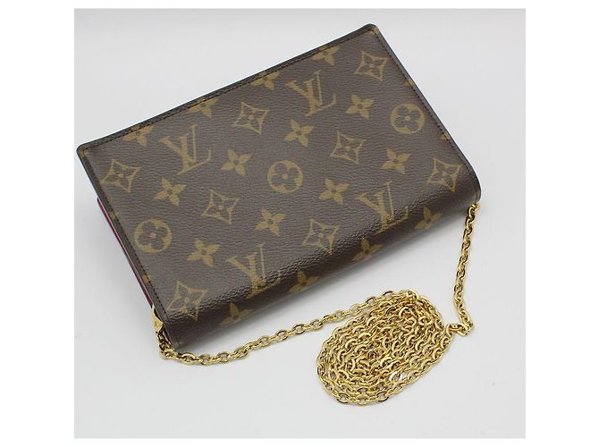 Louis Vuitton Borsa a tracolla WOC Monogram Flower Marrone - vista 3