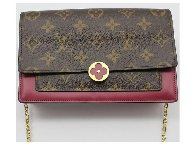 Louis Vuitton Borsa a tracolla WOC Monogram Flower Marrone - vista 4