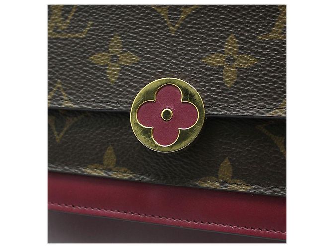 Louis Vuitton Borsa a tracolla WOC Monogram Flower Marrone - vista 7