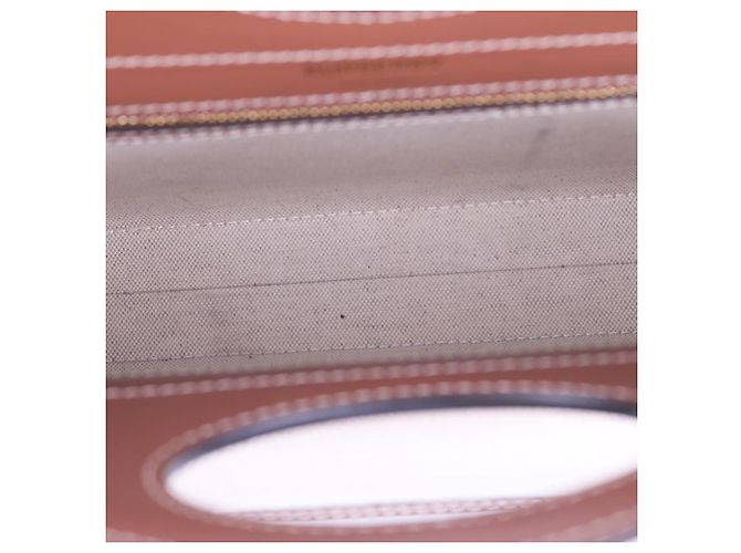Burberry Mini-Taschenbeutel aus zweifarbiger Canvas mit Logo - Ansicht 12