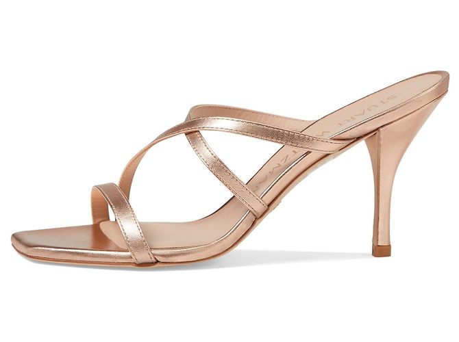 Stuart Weitzman Refurbished Women's Strap Heels US Width Orange - view 4