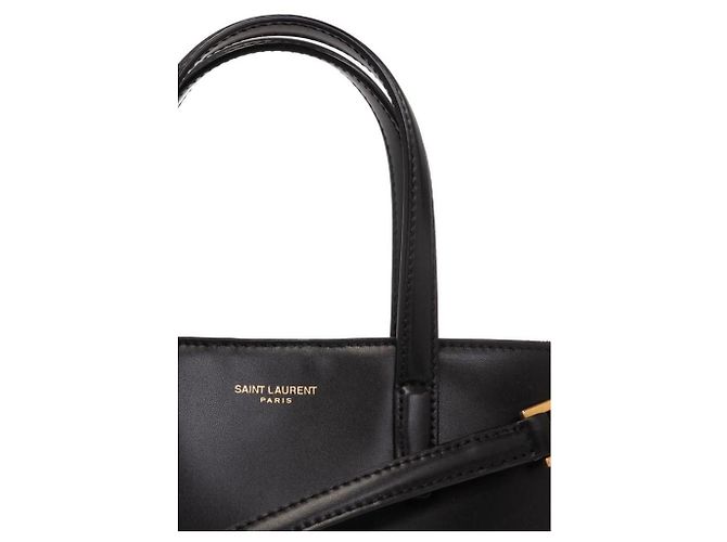 Borsa mini shopper nera Saint Laurent AADDI Nero - vista 15