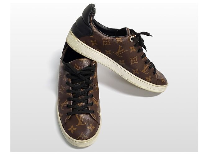 Louis Vuitton Sneakers Monogram Frontrow Marrone - vista 14
