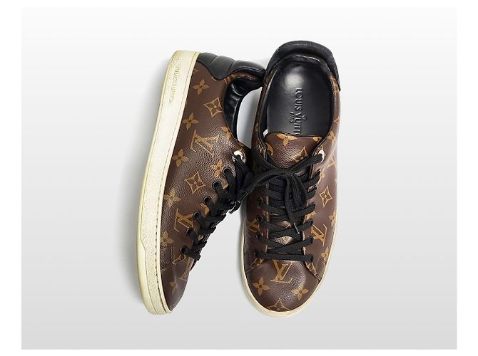 Louis Vuitton Sneakers Monogram Frontrow Marrone - vista 5