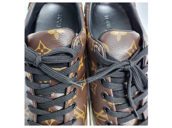 Louis Vuitton Sneakers Monogram Frontrow Marrone - vista 7