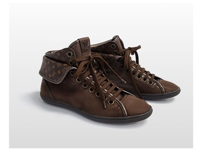 Louis Vuitton Sneaker Brea Foldover da donna Marrone - vista 13