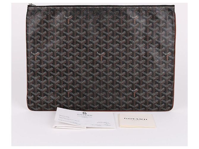 Goyard Clutch da uomo Senna GM Large Nero - vista 11