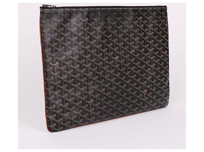 Goyard Clutch da uomo Senna GM Large Nero - vista 4