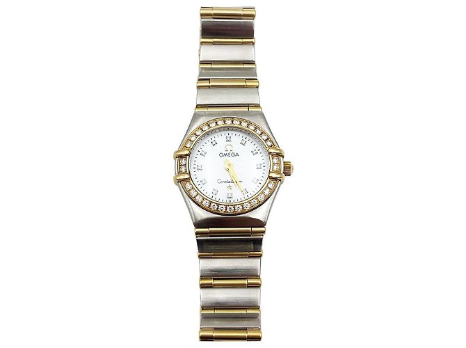 Omega Reloj de mujer de cuarzo Constellation Combi con esfera de nácar y diamantes Multicolor - vista 2