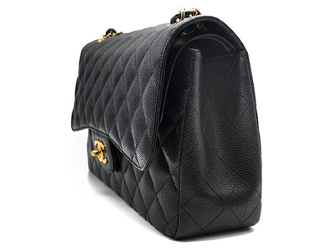Chanel Caviar Classic Jumbo Nero - vista 2