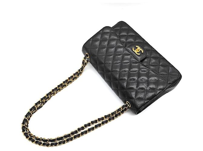 Chanel Caviar Classic Jumbo Nero - vista 4