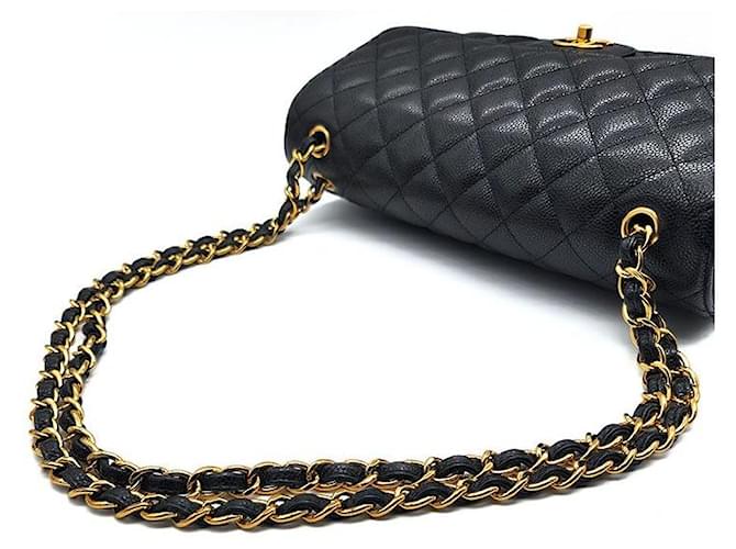 Chanel Caviar Classic Jumbo Nero - vista 5