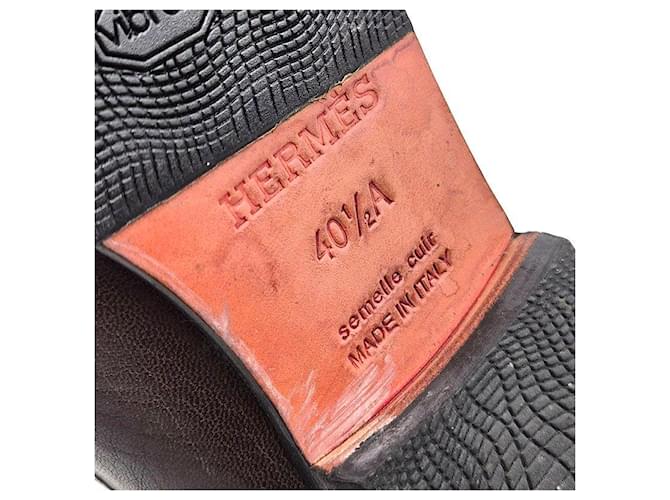 Hermès Mocassino Blaze Nero - vista 7