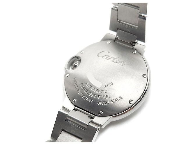 Cartier Balloon Blue Steel Uhr Silber - Ansicht 6